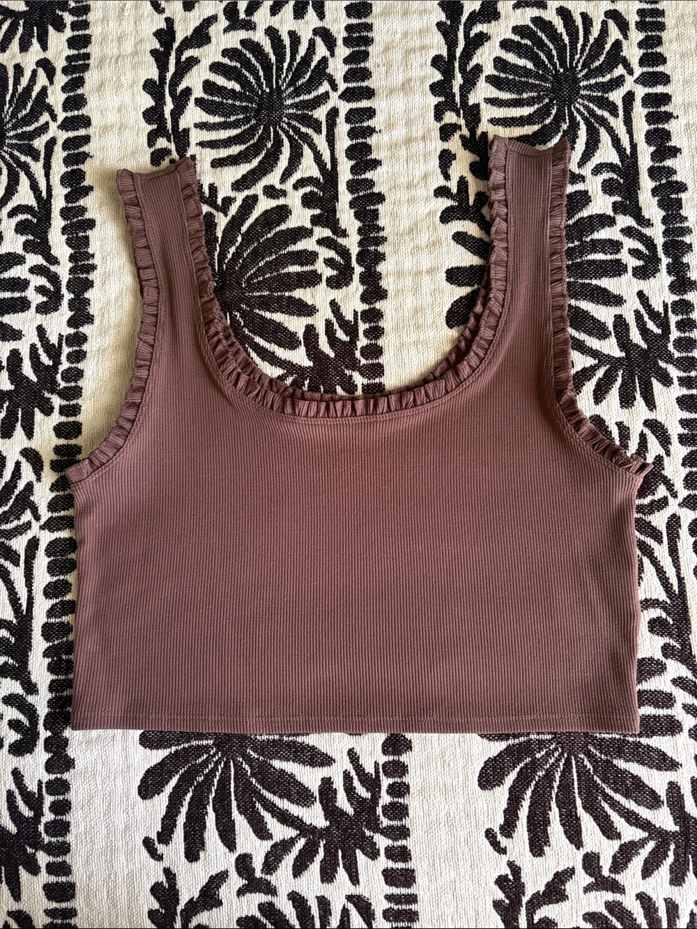 American Eagle Brown Cropped Tank